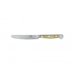 Nóż stołowy Güde Alpha Olive 12 cm, nóż kuchenny. (okrągła końcówka)