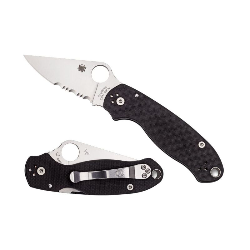 Spyderco Para 3 G-10 Black Combo C223GPS