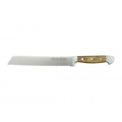Couteau à pain Güde Alpha Olive 21 cm, couteau à pain.