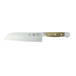 Santoku kitchen knife Güde Alpha Olive 18 cm.