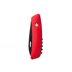 Swiza D03 All Black Red, Swiss army knife made in Swiss