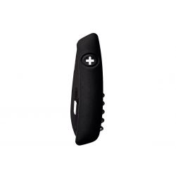 Swiza D03 All Black Black, Swiss army knife made in Swiss