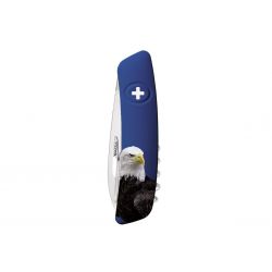 Swiza TT03 Tick Tool Wildlife Eagle Dark Blue, Coltellino Svizzero made in Swiss