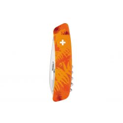 Swiza TT03 TICK Tool Orange Fern, Swiss army knife made in Swiss