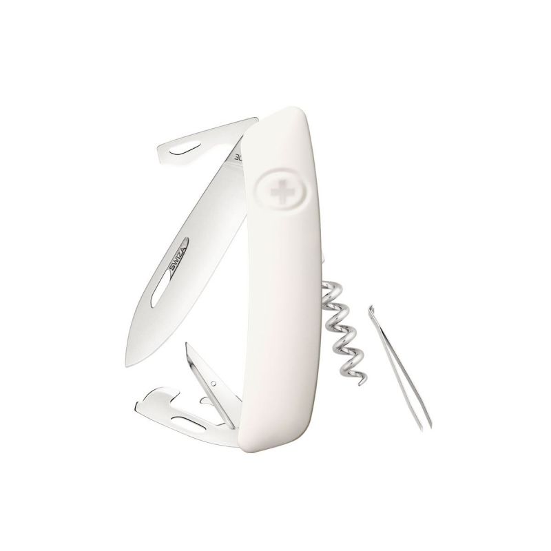 Swiza D03 White, Coltellino Svizzero made in Swiss