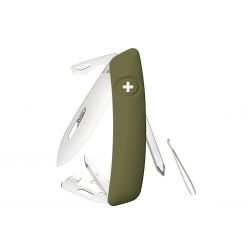 Swiza D04 Olive, couteau suisse fabriqué en Suisse