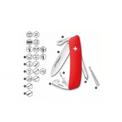 Swiza D04 Red, Swiss army knife made in Swiss