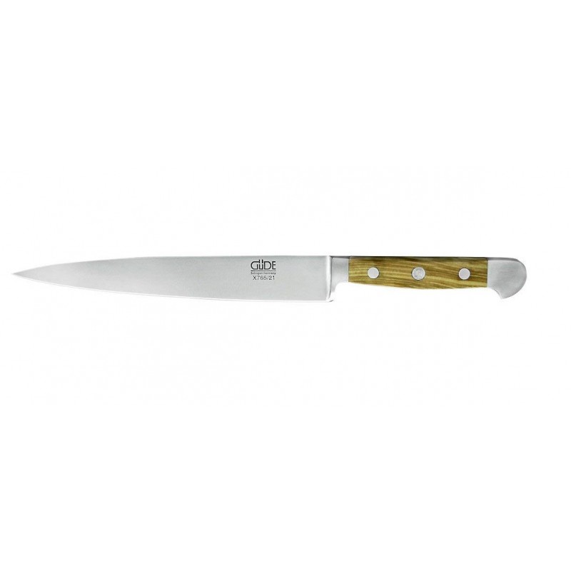 Professional chef knife Güde Alpha Olive 21 cm.