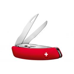 Swiza D07 Red, Swiss Army Knife with scissors Made in Swiss