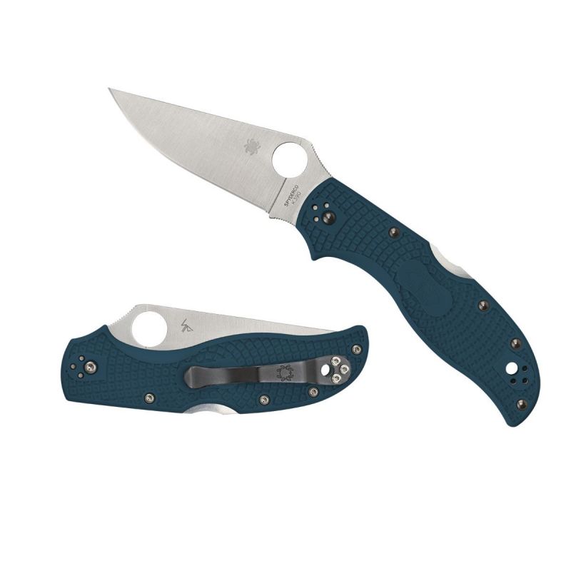 Spyderco Stretch 2 Frn Straight Spine Blue K390 C90FP2K390