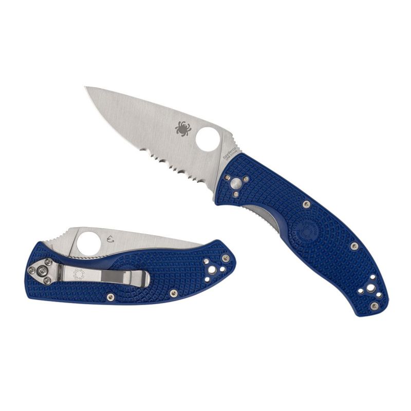 Spyderco Tenacious Frn Blue S35VN Combo C122PSBL