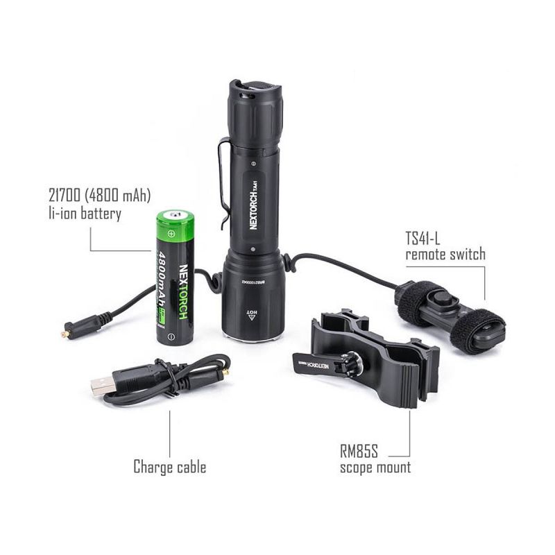 Nextorch Set TA41 Ricaricabile 2600 Lumens LED