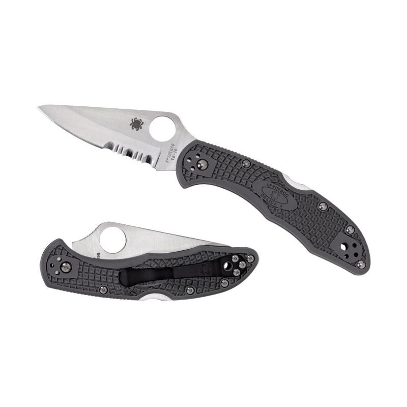 Spyderco Delica 4 FRN Foliage Green Combo C11PSFG