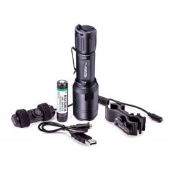 Nextorch T53 Jeu de lampes de poche de chasse, LED multi-lumières rechargeables (760 WH-129 Lm GR-109 RD)
