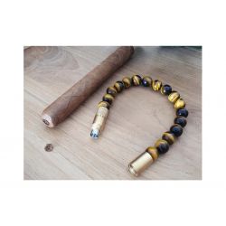 Les Fines Lames Armband Zigarrenschneider Brass, Farbe Tiger - Größe S
