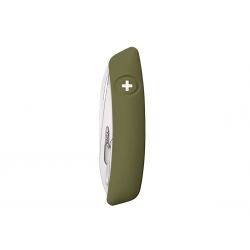 Swiza D10 Oliven, Multifunktionales Schweizer Taschenmesser