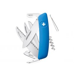 Swiza D09 Blue, multifunctional Swiss army knife