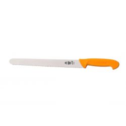 Swibo professional kitchen knife, Saw knife, round tip (Wavy Edge Slicer) CM.30 Flex