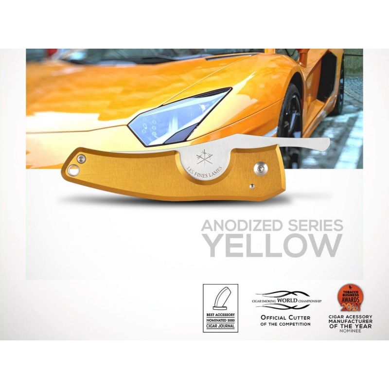 Les Fines Lames Tagliasigari Le Petit Anodized Yellow