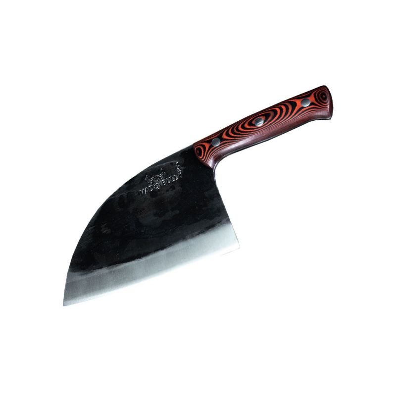 Samura Mad Bull Chopper Cleaver with handle in G-10 Black & Red (Cleaver) 18 cm