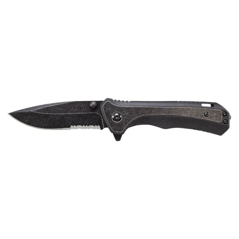 Schrade Folding 3.25 Drop Point Flipper SCH501S