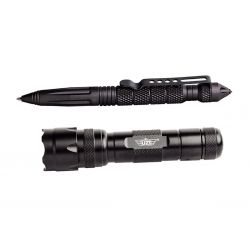 Uzi Pen & Light Combo Box (Tactical Pen-Flashlight)