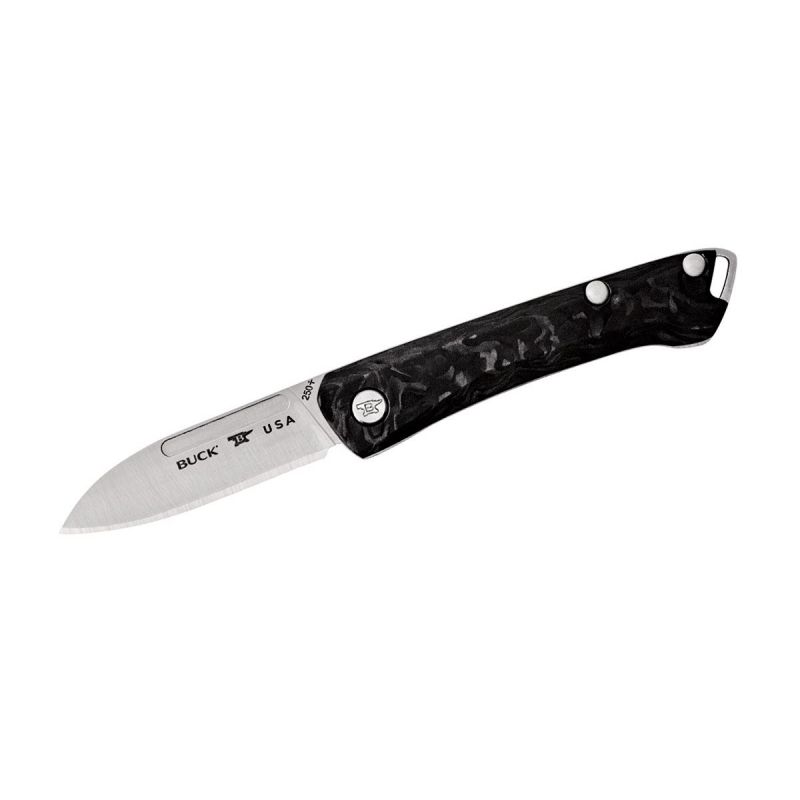 Buck Saunter Marbled Carbon Fiber 250CFSLE Limited Edition