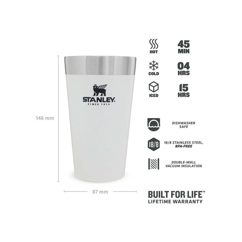 Stanley Adventure Stacking 16oz Beer Pint - Matte Black