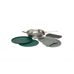 Stanley Camping Pot Kit, Adventure All-In-One Fry Pan Set 9pcs 32oz / 940ml Stainless Steel