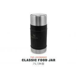Barattolo per alimenti Stanley, Classic Legendary Food Jar 24oz /700ml Matte Black Pebble
