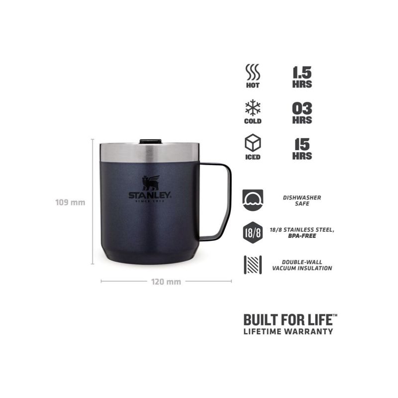  Stanley Legendary Camp Mug, 12oz, Stainless Steel