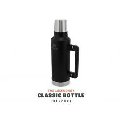 Stanley Thermal Bottle, Classic Legendary Bottle Xlarge 2.0qt /1.9l Matte Black Pebble