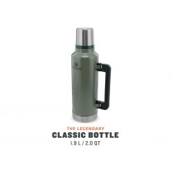 Stanley Thermal Bottle, Classic Legendary Bottle Xlarge 2.0qt /1.9l Hammertone Green