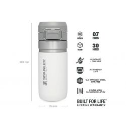 Stanley Thermal Bottle, Go Quick Flip Bouteille d'eau 16 oz / 470 ml Polar