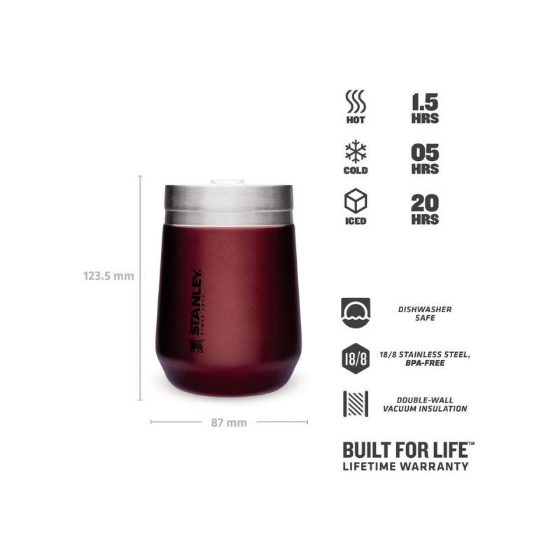 Tazza / Bicchiere da campeggio Stanley, Go Everyday Tumbler 10oz/ 290ml Wine