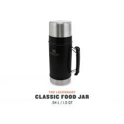 Stanley Food Jar, Classic Legendary Food Jar 1.0qt / 940ml Matte Black Pebble