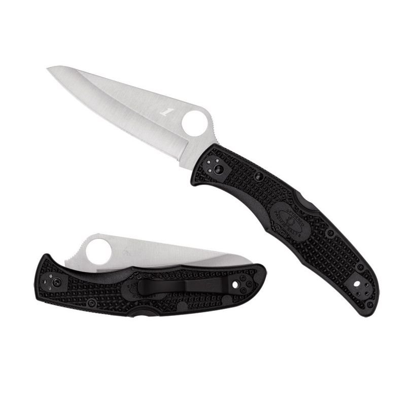 Spyderco Pacific Salt 2 FRN Black Plain C91PBK2