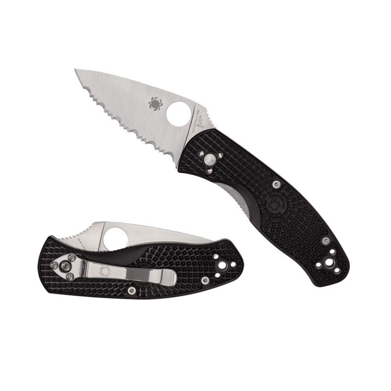 Spyderco Persistence FRN Black Serrated C136SBK