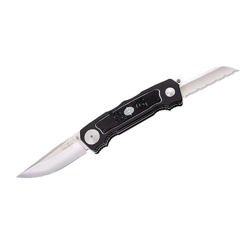 Sog BI-Polar Satin Plain Blade & Serrated BP-3