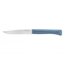 Opinel steak knife set, box 12 pieces, Bon-Appétit series, "Bleu Canard" color