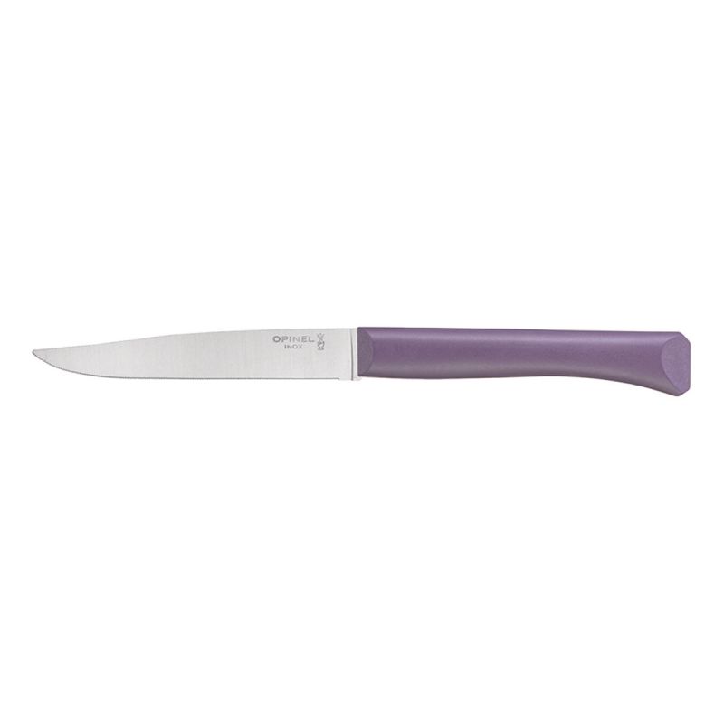 angst bladre Overleve Opinel steak knife set, box 12 pieces, Bon-Appétit series, color "Violet"