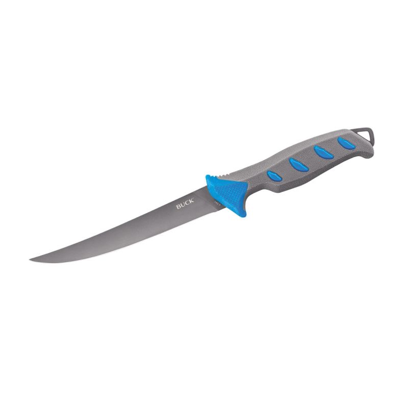 Buck Hookset Fillet 6" Salt Water Blue/Gray 0145BLS