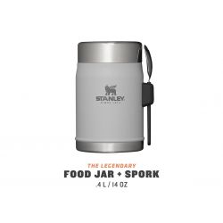 Classic Legendary Food Jar + Spork 14oz /400ml Ash
