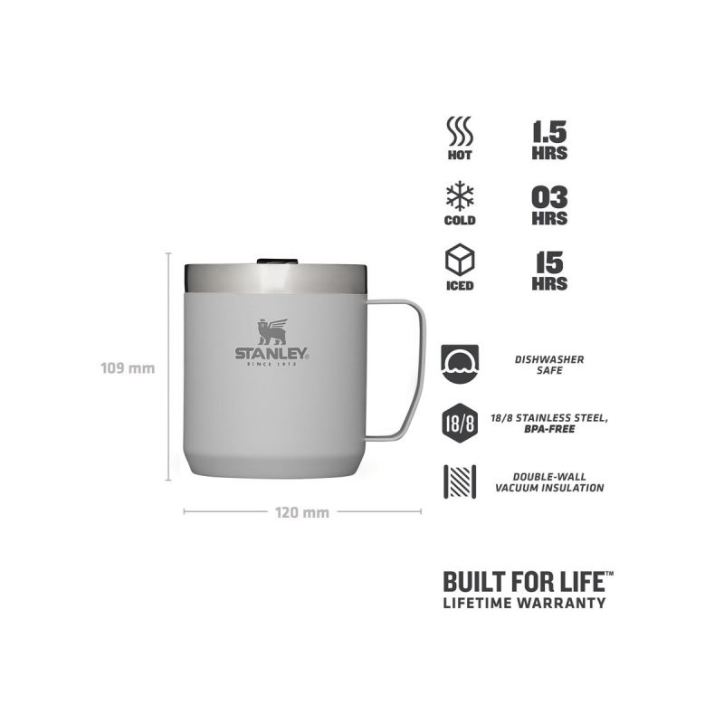  Stanley Legendary Camp Mug, 12oz, Stainless Steel