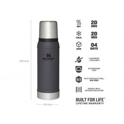 Stanley, Classic Legendary Bottle Small 25oz /750ml Charcoal