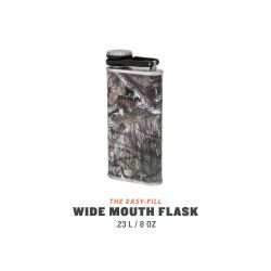 Fiaschetta tascabile, Stanley Classic Easy-Fill Wide Mouth Flask 8oz /230ml Country DNA Mossy Oak