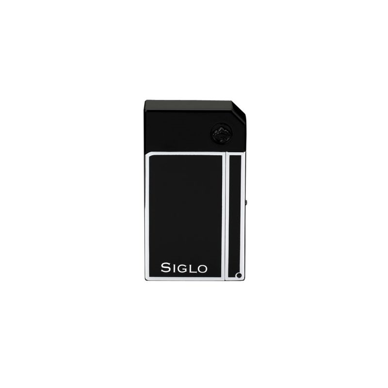 Zigarrenfeuerzeug der Marke Siglo, Chrome Lighter HIGH Altitude Obsidian Black