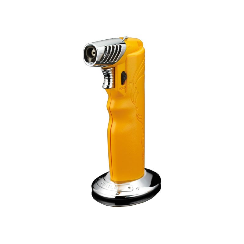 Siglo Oval Table Torch Lighter Cohiba Yellow, Accendino per sigari.