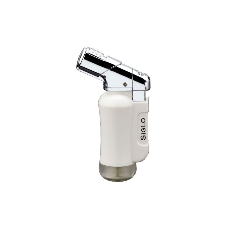 Siglo Mini Torch Lighter Glossy White, cigar lighter