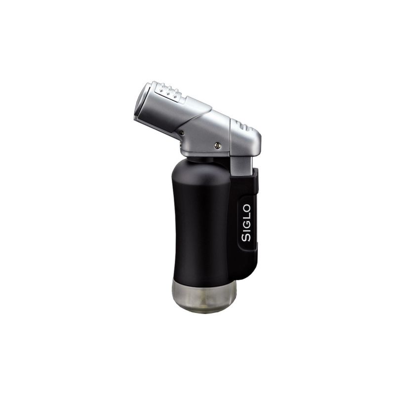 Siglo Mini Torch Lighter Glossy Matt Black, accendino per sigari